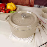 JOZO classic enamelled cast iron casserole