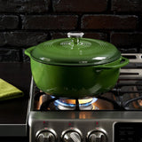 6QT cast iron enamel casserole