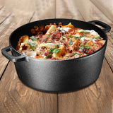 Dual-purpose cast iron pot