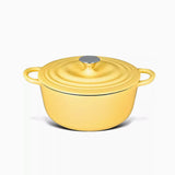 JOZO ripple cast iron enamel casserole set