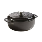 6QT cast iron enamel casserole