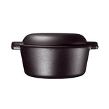 Dual-purpose cast iron pot