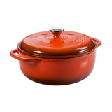 6QT cast iron enamel casserole